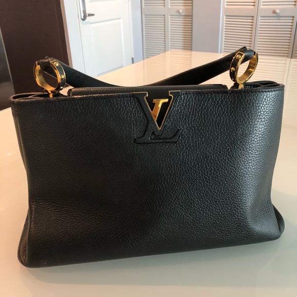 Louis Vuitton Handbags - Authentic Louis Vuitton Capucines MM Black